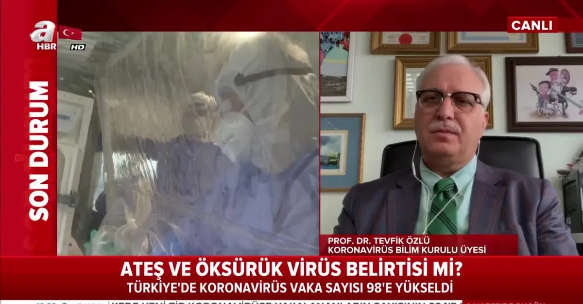 Koronavirüs Bilim Kurulu Üyesi Prof. Dr. Tevfik Özlü: Mecbur olmadıkça hastaneye gitmeyin!