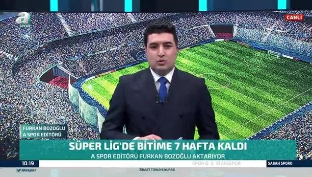 Süper Lig'de bitime 7 hafta kaldı! Kalan karşılaşmalar ve takımların son durumu! A Spor | Furkan Bozoğlu aktardı