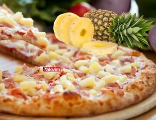En kolay, lezzetli, az malzemeli ananaslı pizza Hawaiian tarifi!