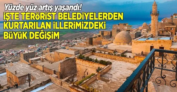 Terörden arındırılan illerimizdeki büyük değişim