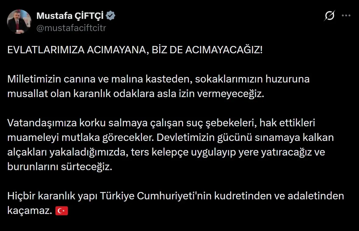 1787944277343.jpeg Bakan Çiftçi’den kararlılık vurgusu: "Devletin gücünü sınayanların burnunu sürteceğiz"-2