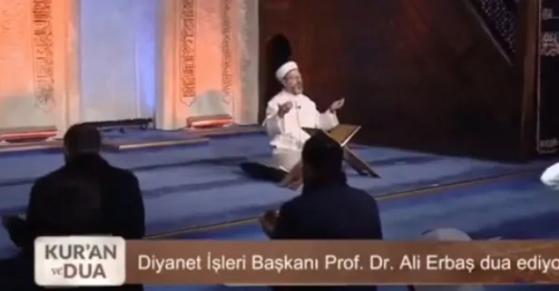Son dakika: Diyanet İşleri Başkanı Prof. Dr. Ali Erbaş, Hacıbayram Camii'nde salgın ve afetlere karşı dua etti