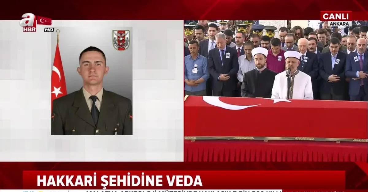 Şehit Piyade Uzman Onbaşı Fatih Öz Ankara'da son yolcuğuna uğurlandı