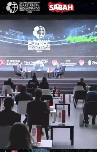 Futbolun kalbi Turkuvaz Medya Merkezi’ndeki Uluslararası Futbol Ekonomi Forumu'nda attı