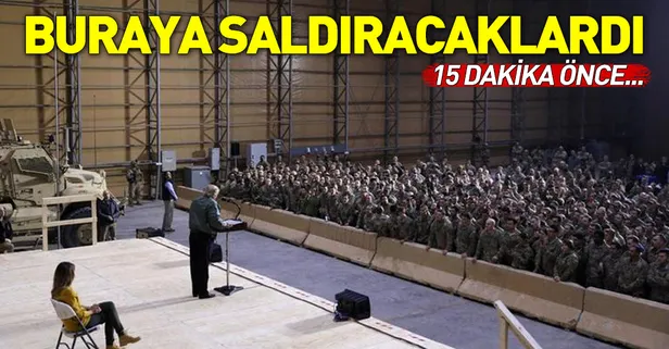 Trump'ın ziyaret ettiği üsse saldıracaklardı