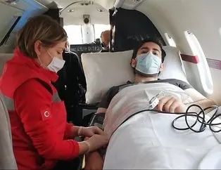 Rusya’daki tıp öğrencisi ambulans uçakla getirildi