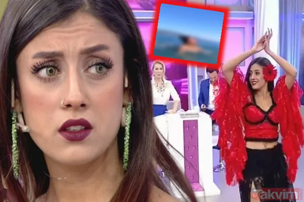 Kalça dansıyla ünlenen Solmaz Çiros denizde ters takla attı! Mayolu Solmaz’ın son halini gören inanamadı! “Hani zayıflamıştı...” - 1