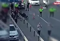 Tur otobüsü ile motosiklet çarpıştı: 1 ölü