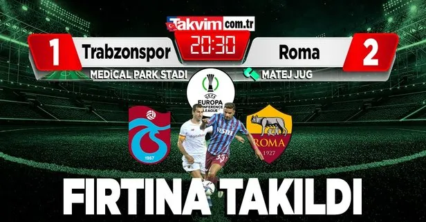 Trabzonspor 1-2 Roma | MAÇ SONUCU