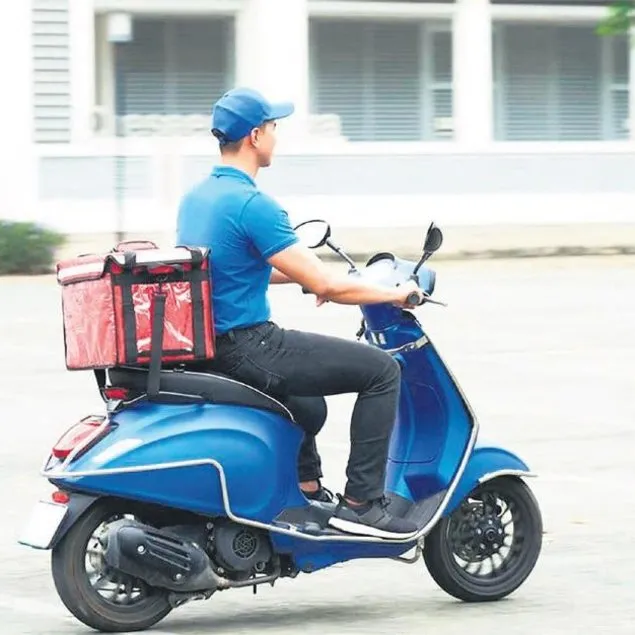 Motokuryeler 73 milyarlık yemek taşıdı