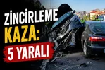 Nevşehir’de 4 araç birbirine girdi: 5 yaralı!