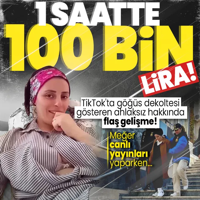 TikTokta para kazanmak için canlı yayın açarak göğüs dekoltesi verdiği için gözaltına alınan Laz Kızı serbest bırakıldı! 5 aylık hamile olduğu ortaya çıktı!