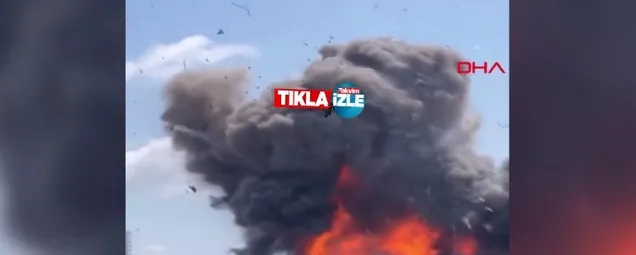 TUZLA PATLAMA ANI KAMERADA! İstanbul Tuzlada fabrika yangını! İstanbulun birçok ilçesinden duyulan patlama kamerada
