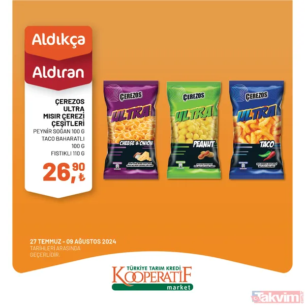 Tarım Kredi Market'te 60 üründe dev indirim! Katalogda yok yok! Taze Kaşar 249 TL, Siyah Zeytin 115 TL, Tuvalet Kağıdı 40'lı 209 TL... - 48