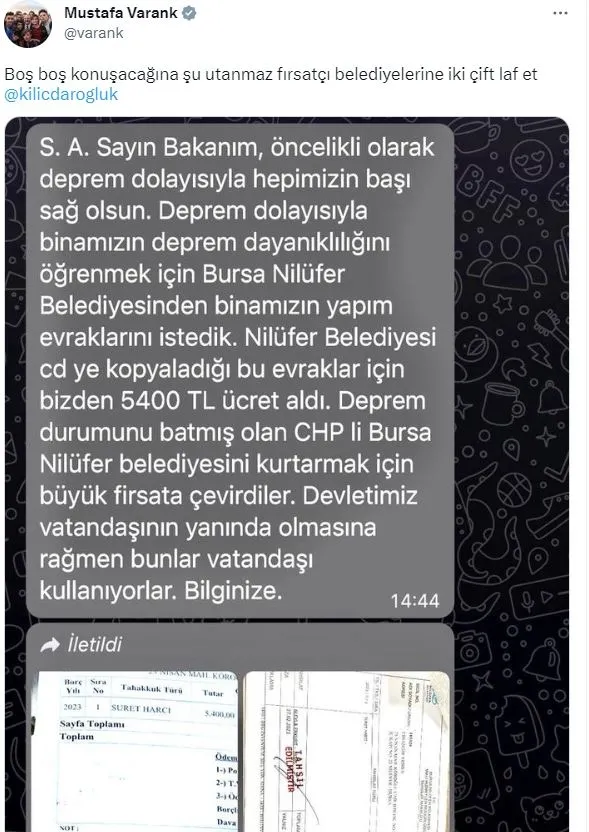 CHP'li Bursa Nilüfer Belediyesi'nden deprem fırsatçılığı! Evim depreme dayanıklı mı diye soran vatandaşa fahiş fiyat!-8