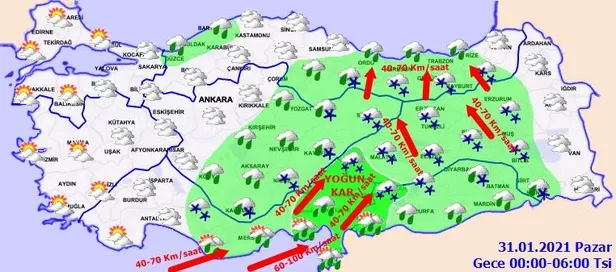 SON DAKİKA: Yoğun kar yağışı uyarısı! İstanbul'a 1985 kışı geri dönüyor-11