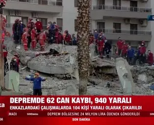 Son dakika: İzmir'de Rıza Bey Apartmanı enkazının yanındaki bina sallandı, ekipler uzaklaştırıldı