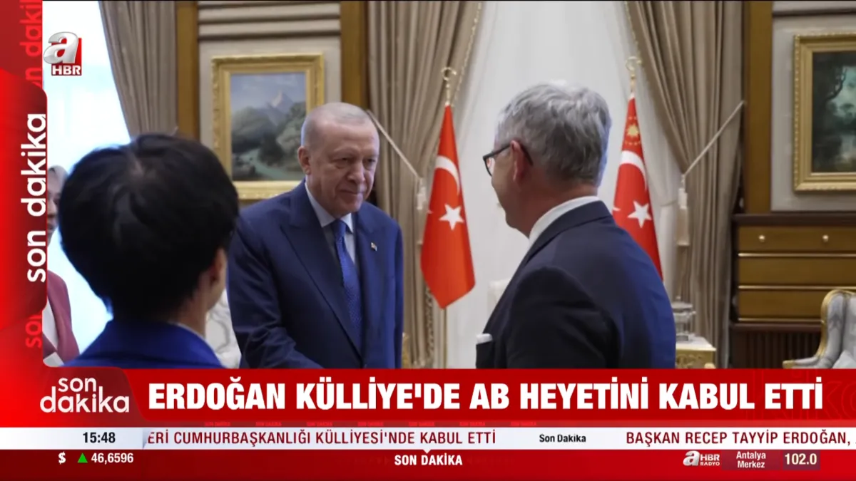 Başkan Erdoğan ile Kallas bir araya geldi