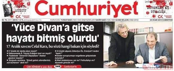 FETÖ'nün Cumhuriyet'e attırdığı terör manşetlerinden bazıları - 13