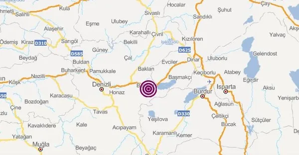 Denizli Bozkurt'ta deprem! 15 Eylül Kandilli Rasathanesi son depremler listesi...-1