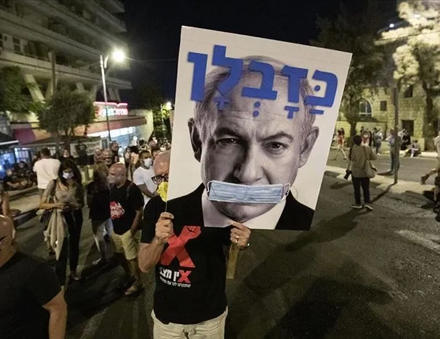 Batı Kudüs’te Netanyahu karşıtı gösteri