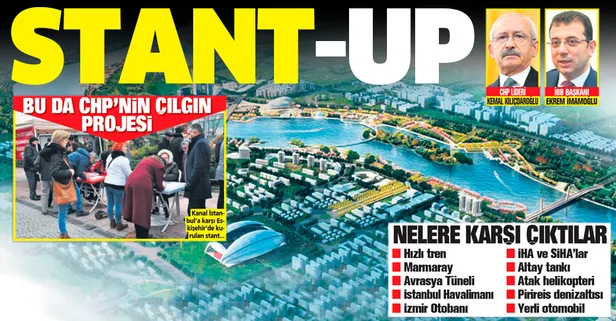 CHP'nin çılgın projesi! Stantlar açıp Kanal İstanbul'a karşı imza toplamak