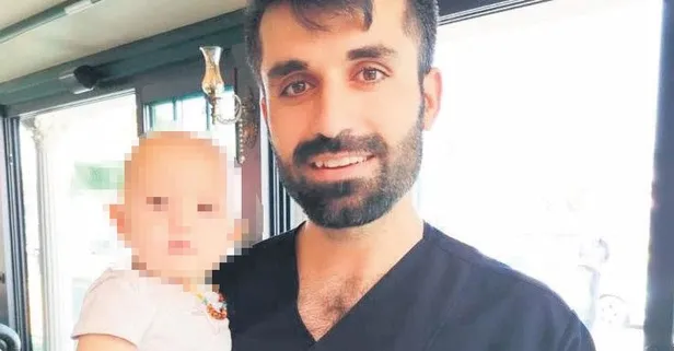 Boğulma tehlikesi geçiren bebeği öğle yemeğine çıkan doktor kurtardı