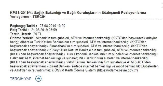 12 bin memur alımı ÖSYM KPSS 2019/4 Sağlık Bakanlığı tercihleri! İşte kadrolar ve başvuru ücreti yatırma detayı-6