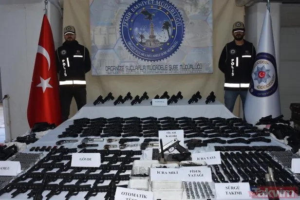 İzmir’de kaçak silah üreten şebekeye operasyon