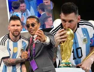 Messi ile poz veren Nusret'ten bomba kareler! 2022 Dünya Kupası'nda sahaya indi işte o anlar