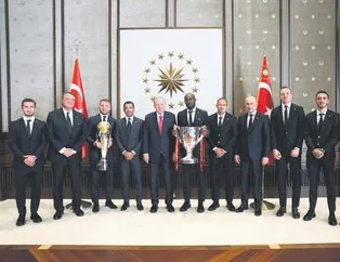 Erdoğan Beşiktaş’ı kabul etti