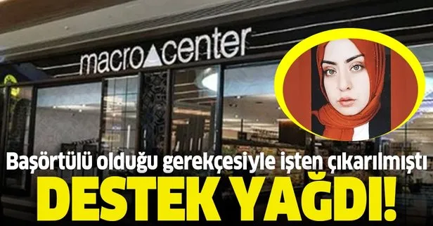 Başörtülü olduğu gerekçesiyle işten çıkarılan Batal'a destek yağdı