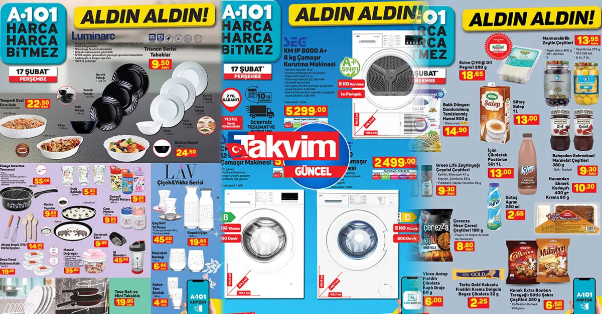 Hafta sonu yeni A101 aktüel kataloğu yayında! Fiyatlarda ezber bozuldu KDV + ek indirim! 11,95’e düştü 20’li halde satılıyor! Bu ürünler...
