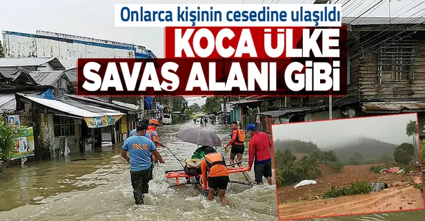 Filipinler’de tropikal fırtına Megi’nin yol açtığı sel ve toprak kayması felaketinde 24 kişi öldü
