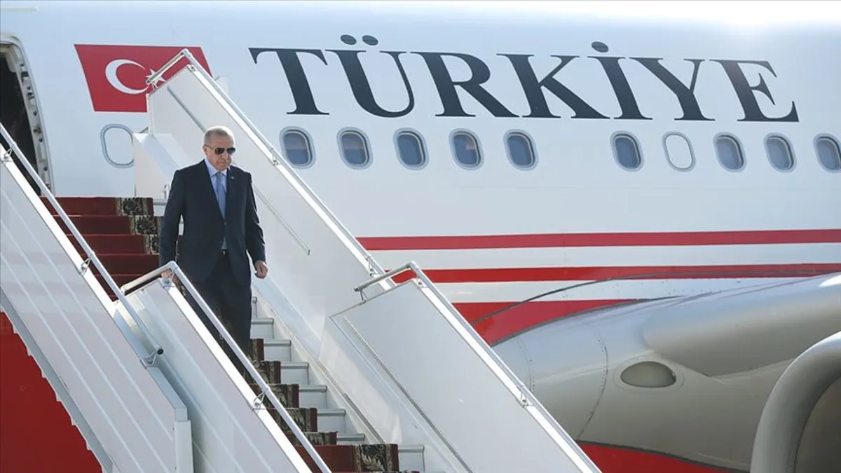 Başkan Erdoğan, Azerbaycan'dan ayrıldı