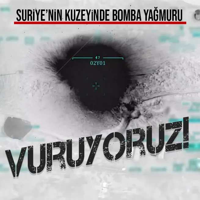 Suriyenin kuzeyine operasyon! MSB paylaştı: 17 terörist etkisiz!
