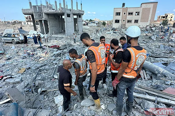 Han Yunus'tan geri acı kaldı! Soykırımcı İsrail Gazze'deki yıkımı böyle görüntülendi - 44