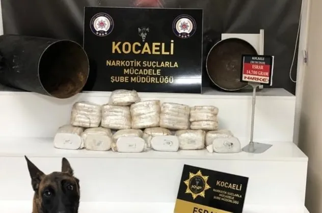 LPG tankında 17 kilo esrar ele geçirildi!