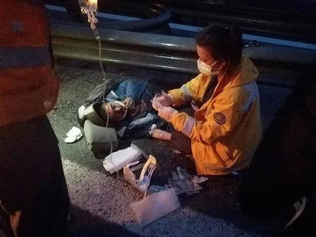 SON DAKİKA: TEM Otoyolu'nda zincirleme kaza: 20'den fazla araç birbirine girdi-5