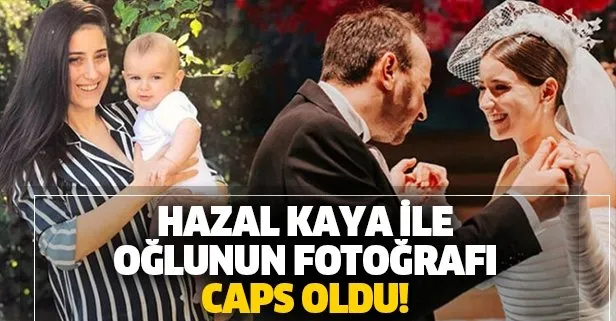 Hazal Kaya’nın oğlu ile fotoğrafı caps oldu ünlü oyuncu kahkahalara boğuldu! ’Ali’nin ifadesi ne ola ki’