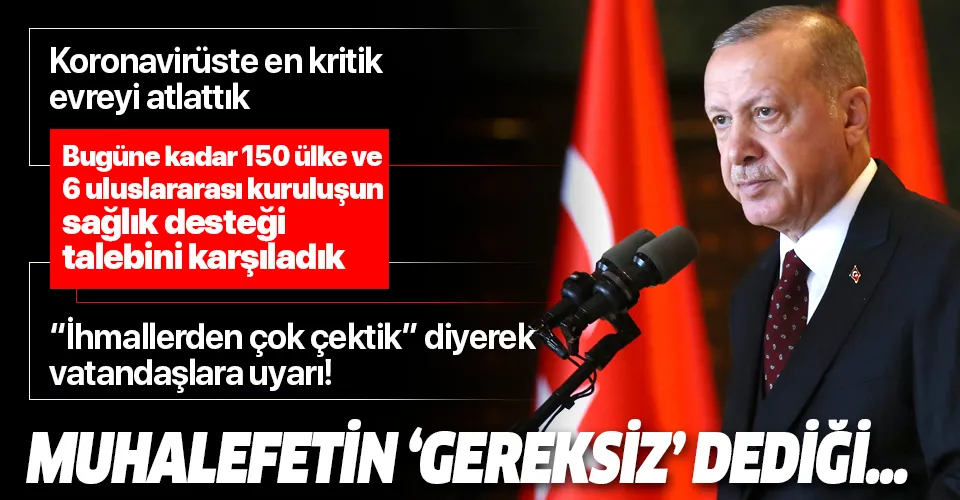 Başkan Erdoğan'dan önemli açıklamalar