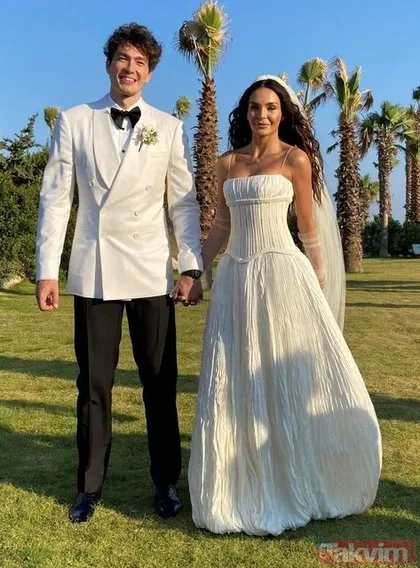 Cedi Osman’la evlenen Ebru Şahin’den ilk düğün videosu geldi! Her detayı hayran bıraktı! Beyazlar içinde şov yapan Ebru ortalığı salladı