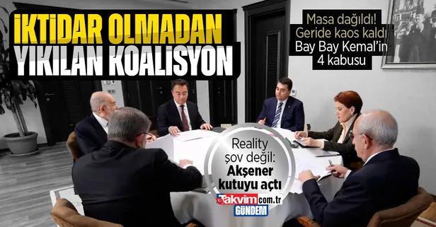 Masa dağıldı! Geride kaos kaldı: Bay Bay Kemal'in 4 kabusu ve kurulmadan yıkılan ilk koalisyon