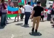 Son dakika: ABD’de Azerbaycanlılar, Ermenilerin protestosunu bastırdı