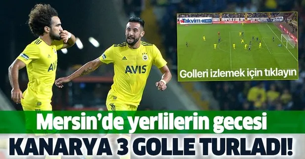 Tarsus Idman Yurdu 1 3 Fenerbahce Mac Ozeti Takvim