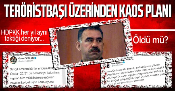 Teröristbaşı Öcalan öldü mü?
