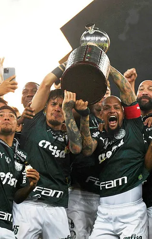Copa Libertadores eski Galatasaraylı Felipe Melo'nun ellerinde yükseldi! Palmerias Santos'u tek golle geçti