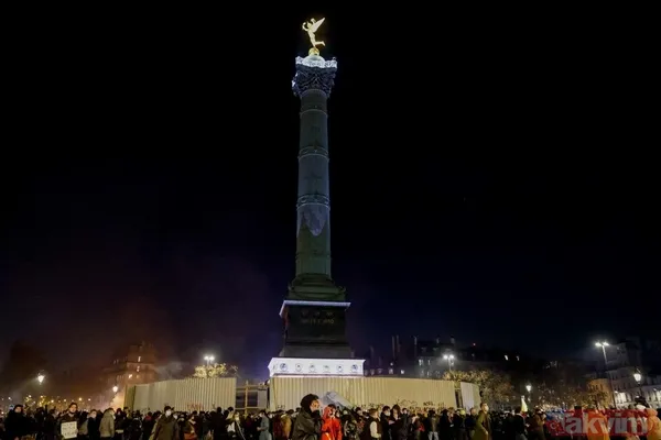 Fransa yangın yeri: Protestocular Merkez Bankasını ateşe verdi - 9