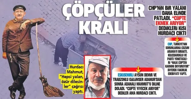 CHP’nin bir yalanı daha elinde patladı! Faik Öztrak’ın “Çöpte ekmek arıyor” dediği Mahmut Çanakçı hurdacı çıktı