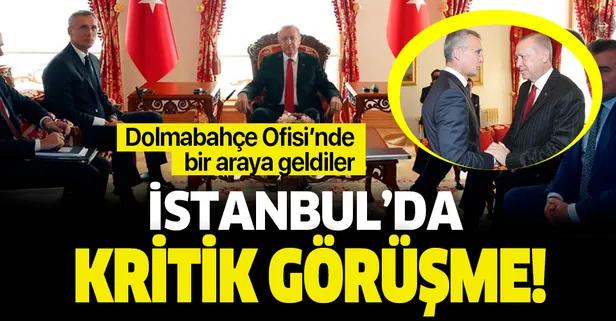 Son dakika: Başkan Erdoğan ile Stoltenberg arasında kritik görüşme!